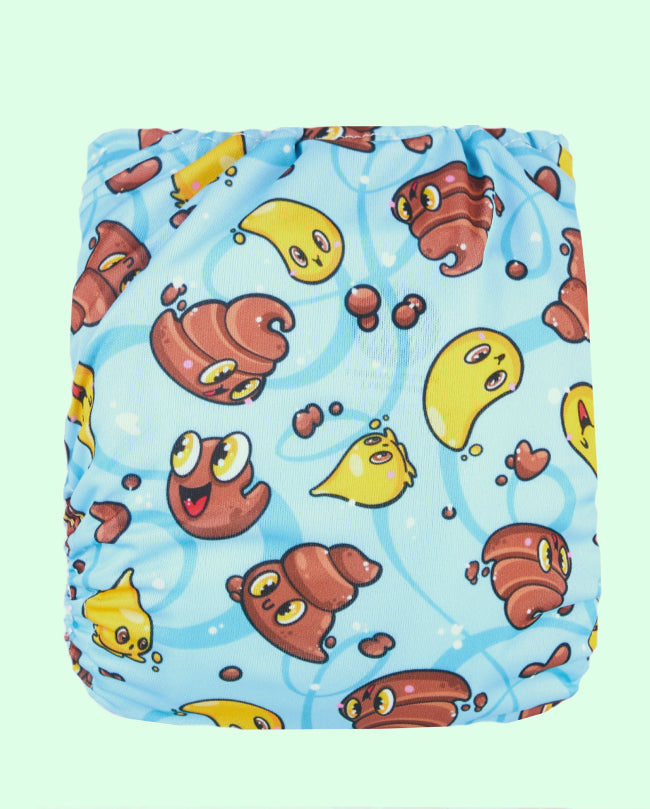Pocketblöja i one size, coolmax, Mini Pee&Poo