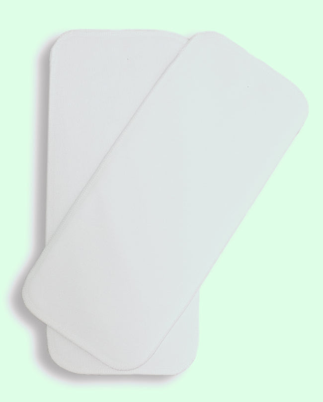 Inlägg till tygblöja, hampa/bomull, 6 lager, 2-pack, flera storlekar